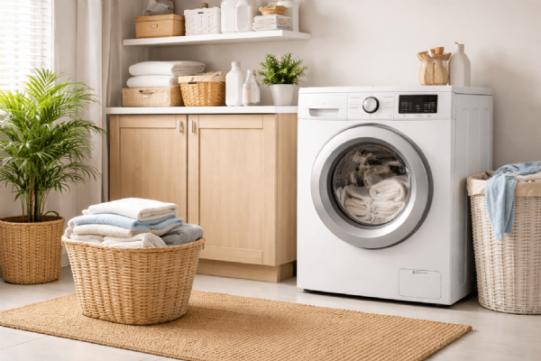 洗衣機放室內怎麼規劃？老屋防潮、排水與減震重點整理